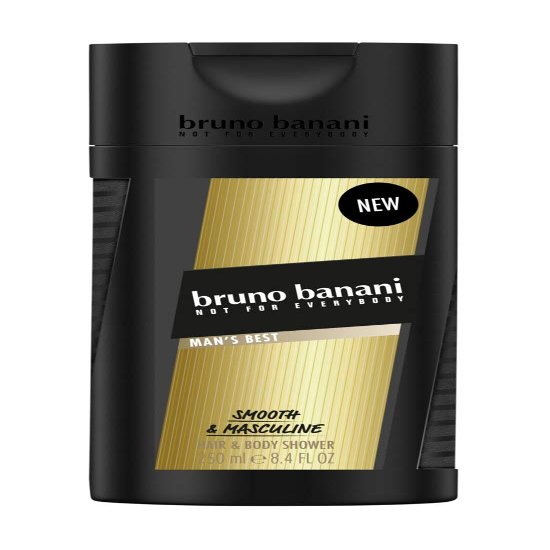bruno banani MAN'S BEST Shower Gel, 1-Pack (1 x 250 mL)