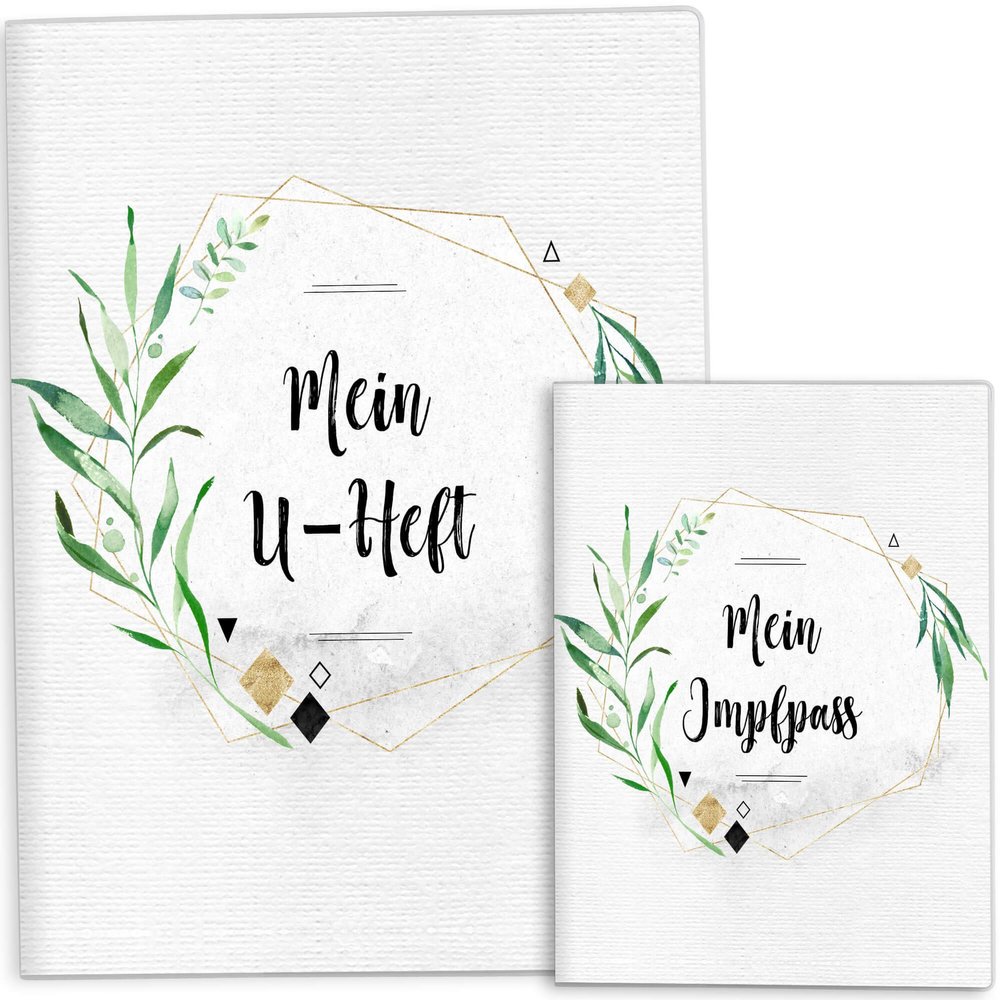 OLGS Tropical Green U-Heft and Vaccination Record Cover Set