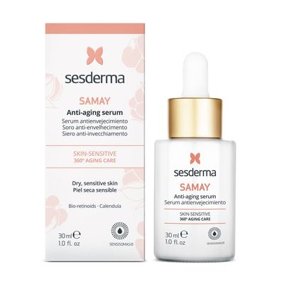 Sesderma | Samay Anti-Aging Serum | Anti-Aging Facial Serum | Intensive Care for Youthful-Looking Skin | Reduces Wrinkles and Fine Lines | 30 ml