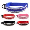 Pet Collar with Sparkling Crystals, Adjustable, Comfortable, Microfiber, Soft, for Medium and Large Dogs, XL, Pink view 4