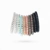 GLITZFAS Spiral Hair Ties, 10-Pack, Telephone Cord Elastic Hair Bands, Ponytail Holders for Women and Girls (4.5 cm, Rose Gold) view 3