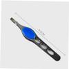 Professional Stainless Steel Slant-Tip Eyebrow Tweezers, Blue view 3