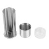 Wifehelper Stainless Steel Cotton Pad Dispenser, 2-Compartment Design view 3