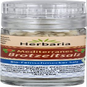 Herbaria Organic Mediterranean Snack Salt Mini Mill (2 x 15 g)