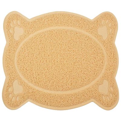 DM Cat Litter Mat, 40 x 26 cm, Available in 5 Colors (Cream)