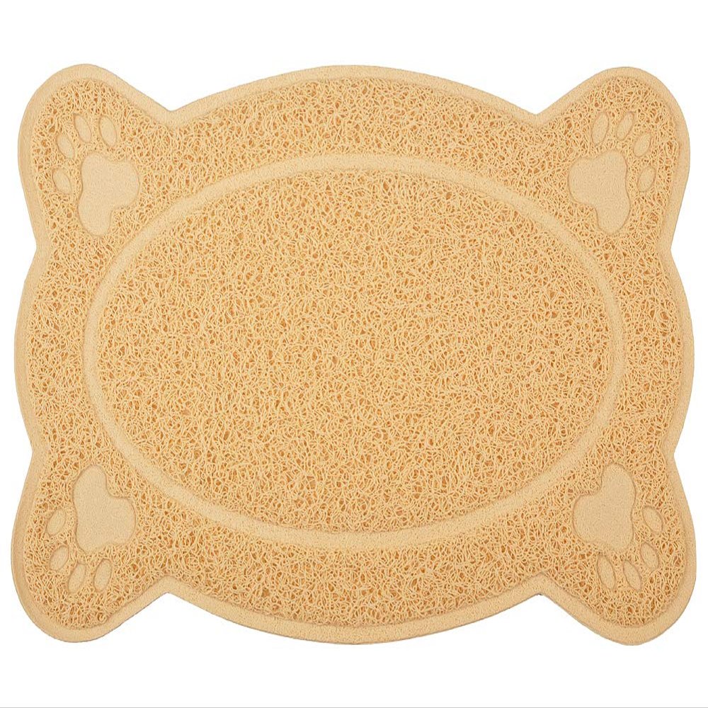 DM Cat Litter Mat, 40 x 26 cm, Available in 5 Colors (Cream)