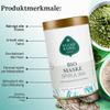 ELIAH SAHIL Organic Anti-Aging Spirulina Facial Mask 100 g – 28 Applications | Spirulina & Laminaria | Deep Cleansing with Healing Clay | Vegan & Certified Organic | Plastic-Free Glass Jar view 2