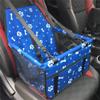 Myuilor Portable, Foldable Car Seat for Dogs and Cats up to 30 lb, with Safety Belt, Blue view 1
