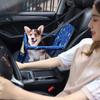 Myuilor Portable, Foldable Car Seat for Dogs and Cats up to 30 lb, with Safety Belt, Blue view 4
