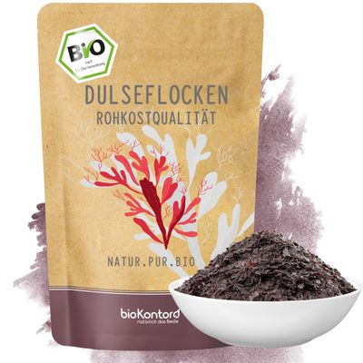 bioKontor Organic Dulse Flakes 100 g, Raw Food Quality, 100% Pure
