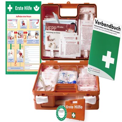 First Aid Kit Package 2 for Businesses, incl. Vehicle Kit Compliance