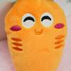 Catkoo Dog Toy - Soft Plush Carrot with Squeaker view 2