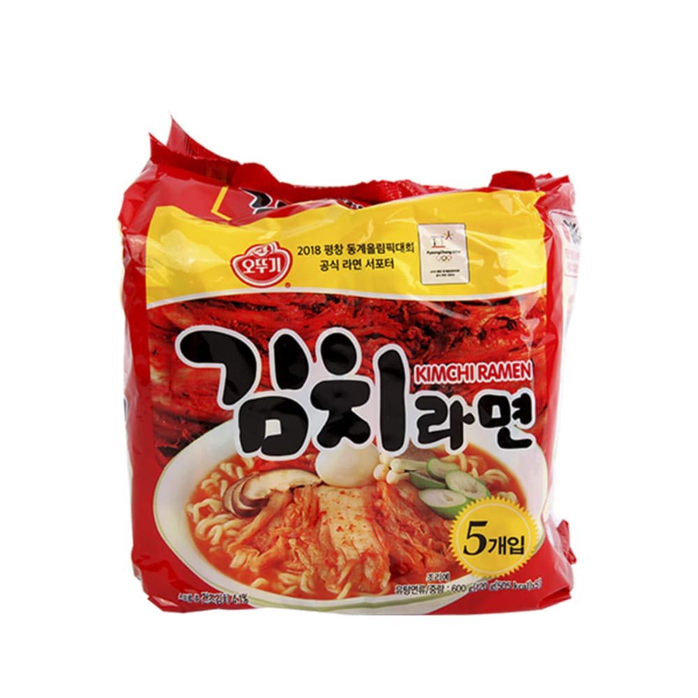 Ottogi Kimchi Ramen, 5-Pack