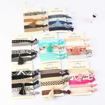 GLITZFAS 48-Piece Elastic Hair Ties for Women, Children and Girls