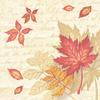 PAPSTAR 250 ROYAL Collection Napkins, 1/4 Fold, 40 x 40 cm, Autumn Colours (5 Packs of 50) view 1