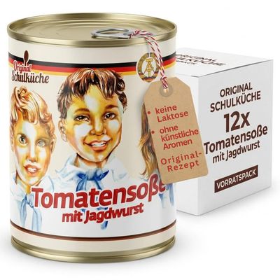 Original Schulküche 12-Pack: Tomato Sauce with Jagdwurst