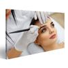 islandburner Canvas Wall Art, Permanent Eyebrow Makeup in a Beauty Salon view 1