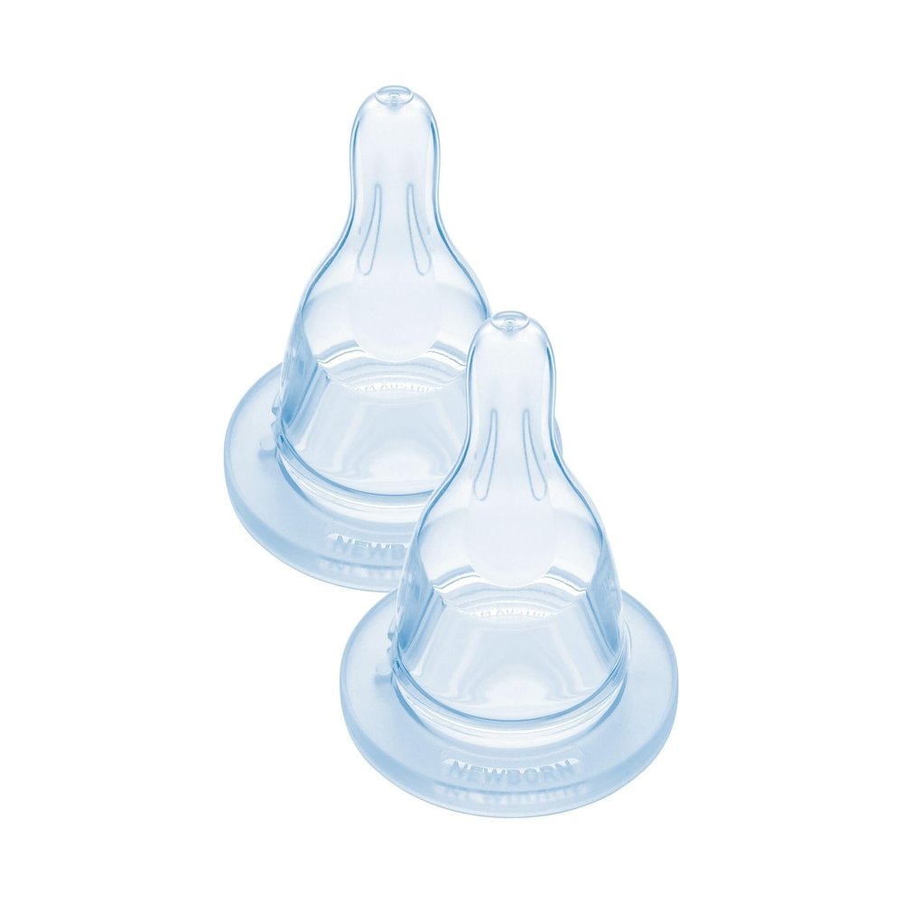 MAM Baby Bottle Nipples, Size 0, 2-Pack
