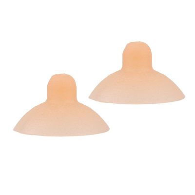 dPois Pair of Silicone Nipple Breast Prostheses, Realistic, Beige, Size L