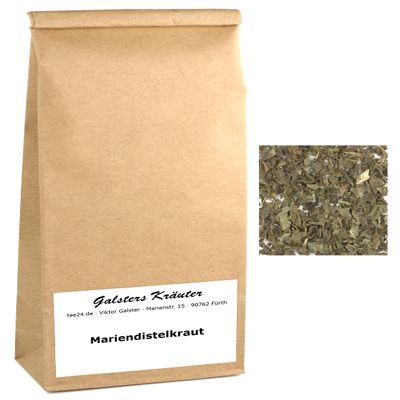 1000 g Milk Thistle Tea, Cut Milk Thistle Herb - Galsters Kräuter