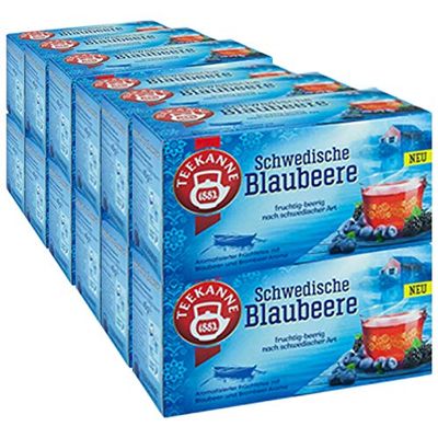 TEEKANNE Swedish Blueberry, Pack of 12