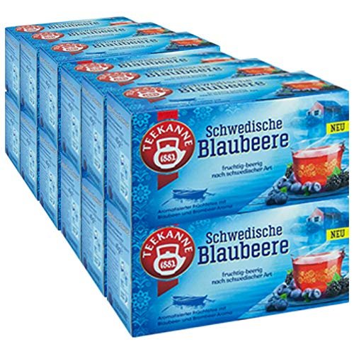 TEEKANNE Swedish Blueberry, Pack of 12