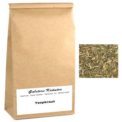 500 g Cut Hyssop Herb Tea (Hyssopus officinalis) | Galsters Kruter