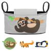 GLÜCKSWOLKE Stroller Organizer Bag – Sloth I Gray view 1