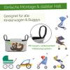 GLÜCKSWOLKE Stroller Organizer Bag – Sloth I Gray view 4