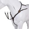 Acavallo Italian Leather 5-Point Breastplate, Cob view 1