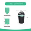 Reli Compostable Trash Bags, 50 Count, 25 Gallon, Green view 4