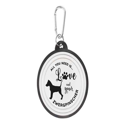Walkies Foldable Dog Bowl for Miniature Pinschers