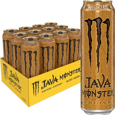 Monster Java Salted Caramel Cans, 444 mL, 12-Pack