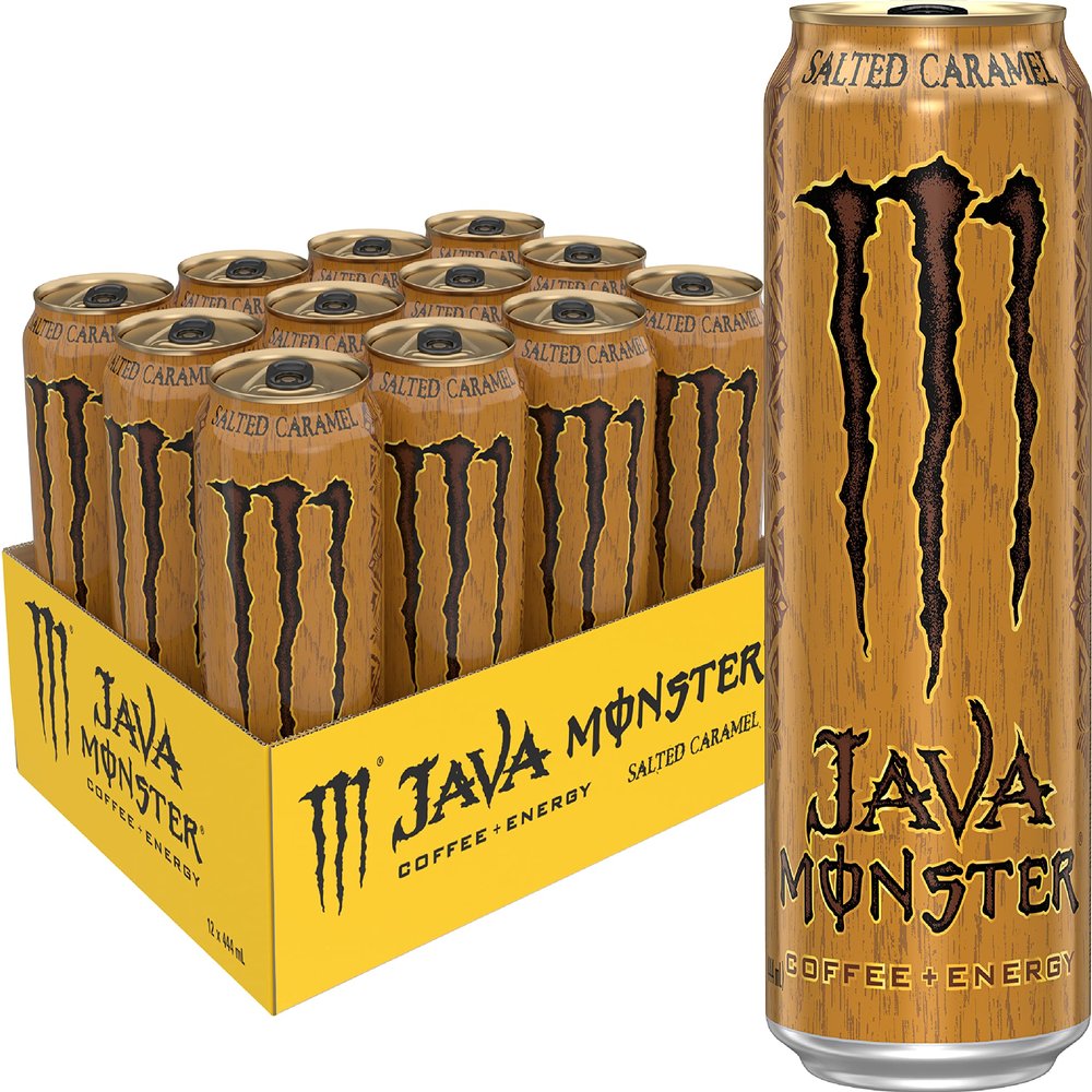 Monster Java Salted Caramel Cans, 444 mL, 12-Pack