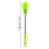 Yosoo Cafopgrill Baby Bottle Brush Cleaner, Multifunctional Silicone Cup and Bottle Brush with Long Handle, Green view 4