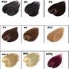 100% Human Hair Clip-In Hairpiece with Side Bangs, Handmade Mono Topper for Thinning Hair, 35.6 cm, #613 Blonde view 4