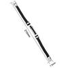 OTOTEC 21 cm Black Braided Stainless Steel Faux Leather Bracelet, Non-Magnetic, for Women and Men view 3