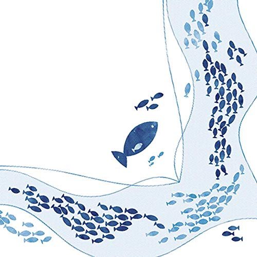 PAPSTAR 87373 50 "ROYAL Collection" Fish Napkins, 1/4 Fold, 40 x 40 cm, 250-Count Carton