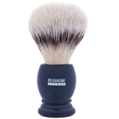 Plisson Shaving Brush, Mother-of-Pearl, White Fibers, Size 12