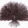 Curly Front Hairpiece, 25 cm, Dark Black view 4