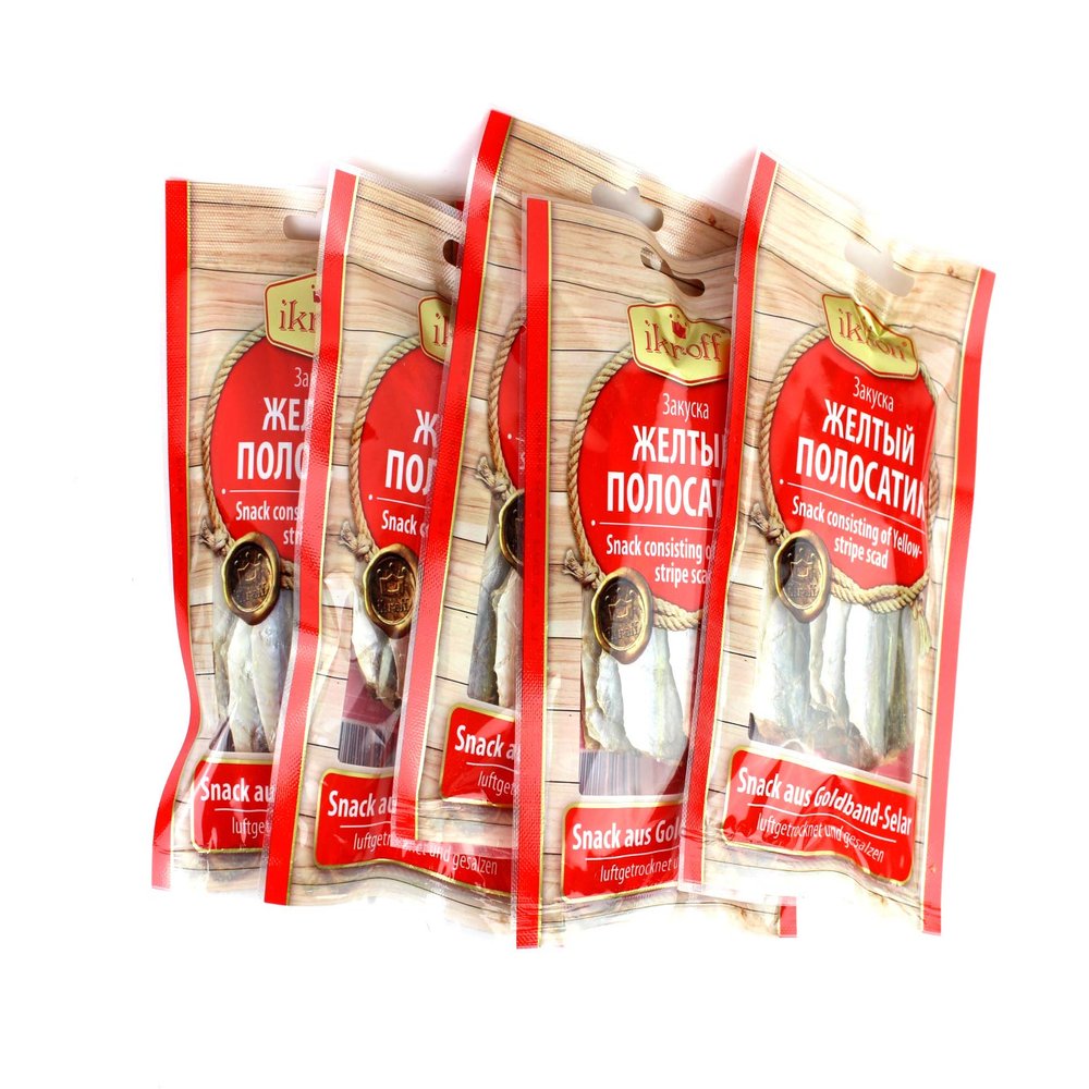 Air-Dried and Salted Goldband Selar Snack (5 x 36)