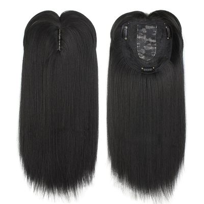 Hair Topper for Thinning Hair, Shoulder-Length, 14 in, Black
