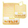 Personalized 2-Piece Set with Name: Terry Bib and Hand Towel view 1