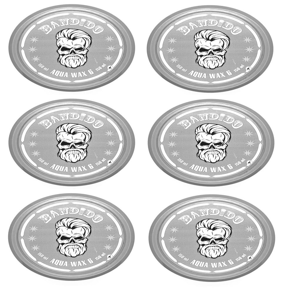 6-Pack Bandido Gray Hair Wax, 150 mL