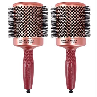 2-Piece Olivia Garden Ceramic + Ion Heat Pro Brush Set, 62/80 mm