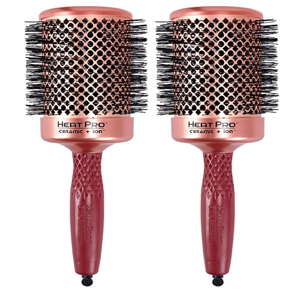 2-Piece Olivia Garden Ceramic + Ion Heat Pro Brush Set, 62/80 mm