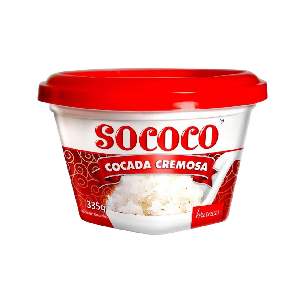Coconut Dessert, 335 g – Cocada Cremosa Branca SOCOCO