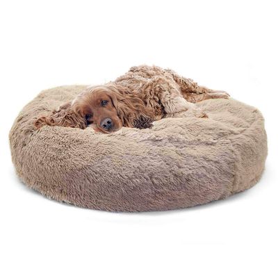 Plenty Big Lovely Soft Fur Cushion for Medium and Extra-Large Dogs, Washable, 100 cm