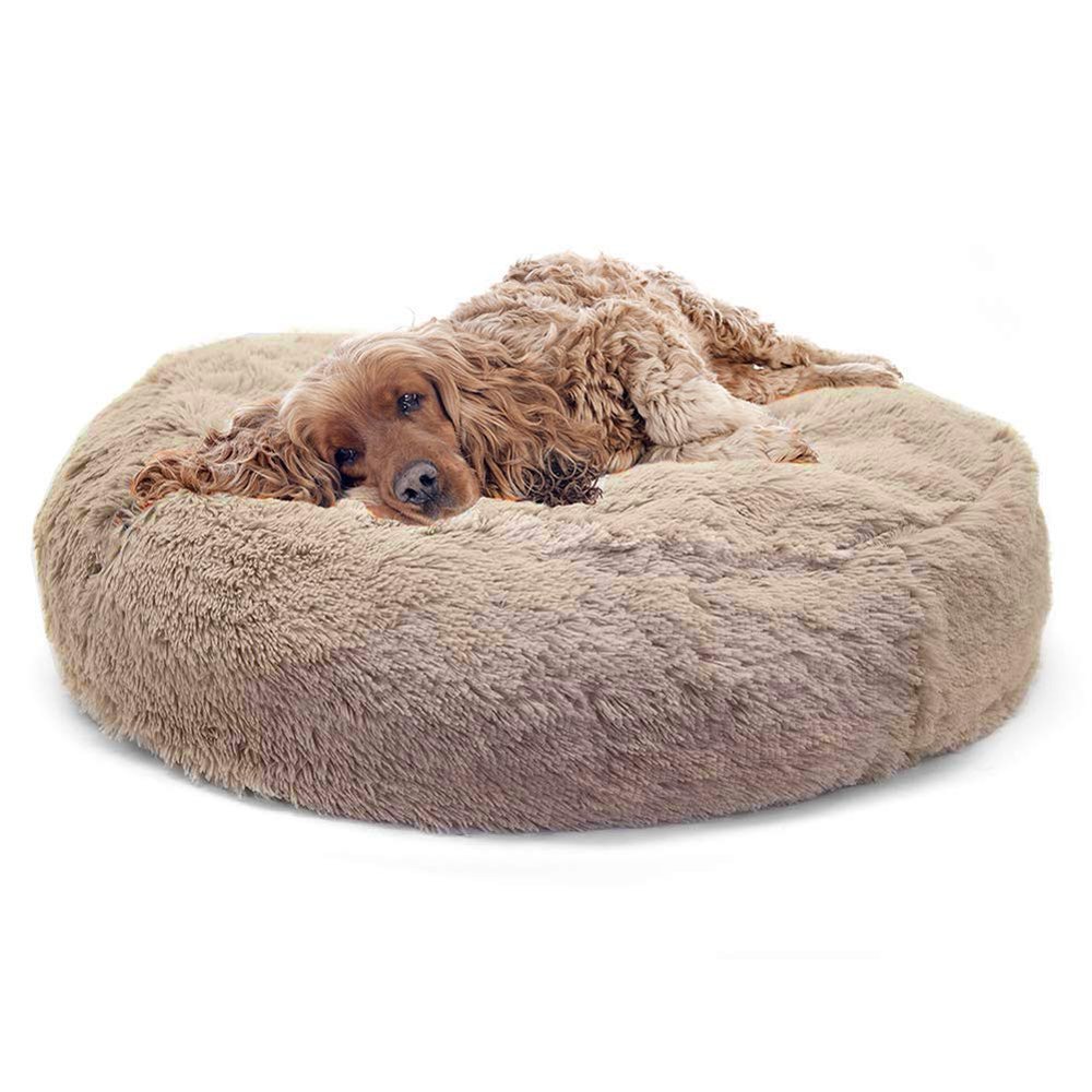 Plenty Big Lovely Soft Fur Cushion for Medium and Extra-Large Dogs, Washable, 100 cm