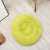Warm, Calming Round Dog Bed, Green, 50 cm view 2